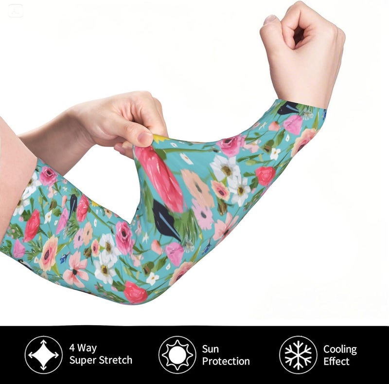 oyebn Arm Sleeves Outdoor Garden Sports Cooling Sun Sleeve for Women Men Farm - Image 3